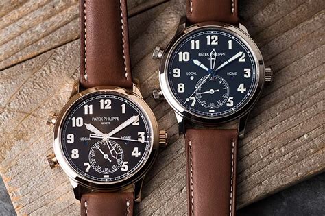 patek philippe calatrava pilot travel time replica